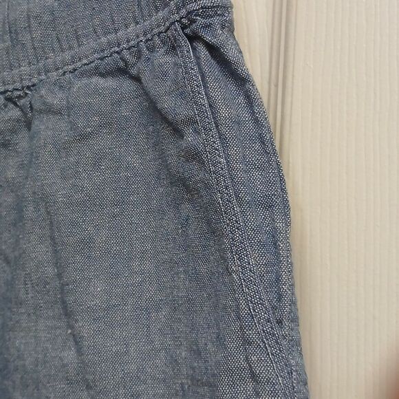 GAP LINEN PULL ONWomen's Blue Shorts. Size S NWT - Picture 2 of 11